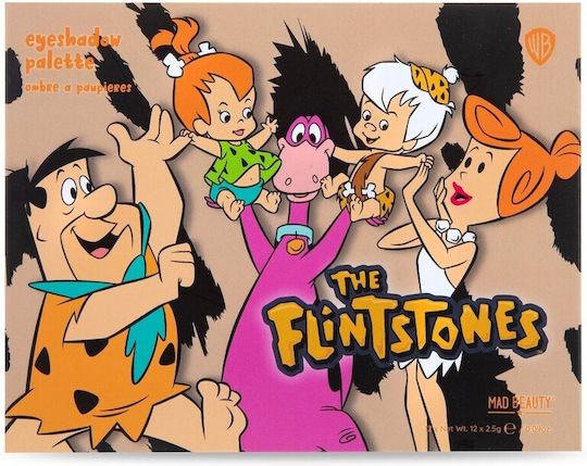 Mad Beauty Палитра с Пресована Пудра Сенки за Очи Flintstones