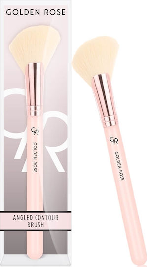 Golden Rose Synthetic Make Up Brush for Contouring Angled Contour