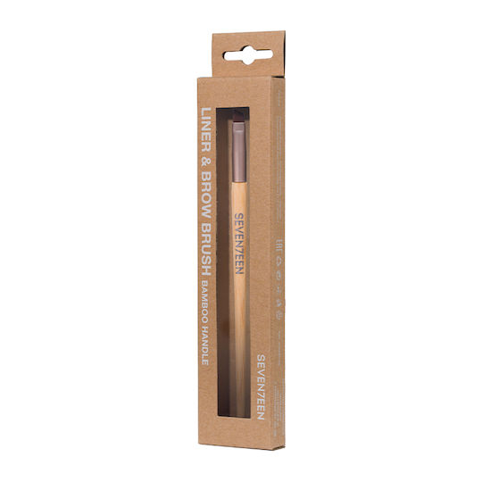 Seventeen Make-up-Pinsel für Augenbrauen aus synthetischem Haar Bamboo Handle