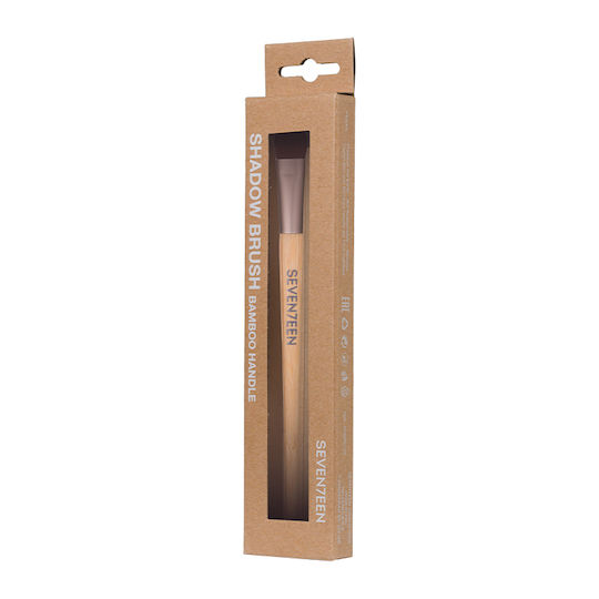 Seventeen Makeup Brush for Eye Shadow made of Synthetic Hair Bamboo Handle