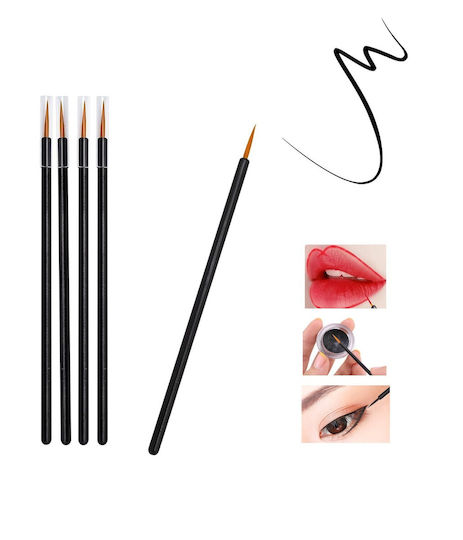 Set mit Make-up-Pinseln für Eyeliner aus synthetischem Haar 4Stück