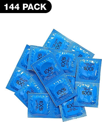 EXS Προφυλακτικά Cooling 144τμχ 54mm Λεπτά για Φυσική Αίσθηση Natural