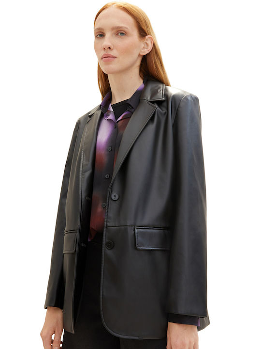 Tom Tailor Blazer pentru femei Sacou Black (deep Black)