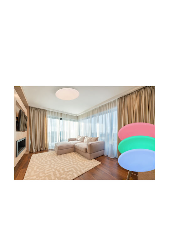 Globo Lighting Rena Στρογγυλό Εξωτερικό LED Panel