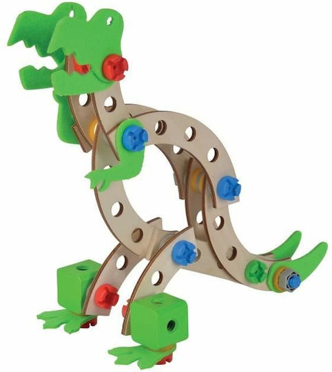 Eichhorn Παιχνίδι Κατασκευών Ξύλινo Dinosaur για Παιδιά 4+ Ετών