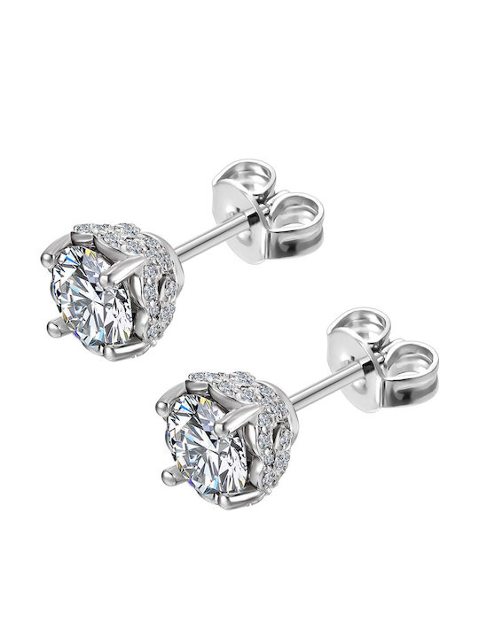 Brizzling Cercei din Argint cu Diamant