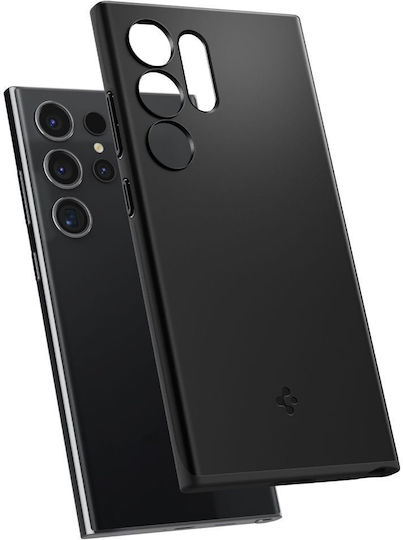 Spigen Thin Fit Back Cover Plastic 1.55mm Negru (Galaxy S24 Ultra)