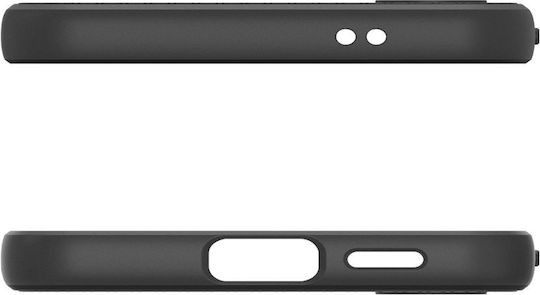 Spigen Liquid Air Umschlag Rückseite Kunststoff 0.3mm Schwarz (Galaxy S24)