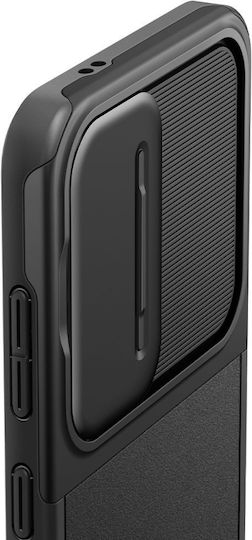 Spigen Optik Umschlag Rückseite Kunststoff 2mm Schwarz (Galaxy S24)