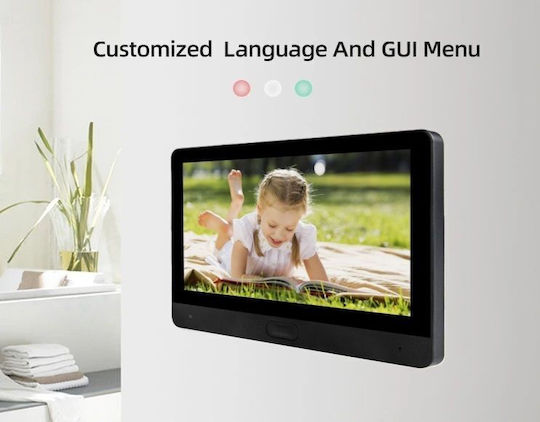 Joytimer Wireless Video Intercom Set Wi-Fi Black
