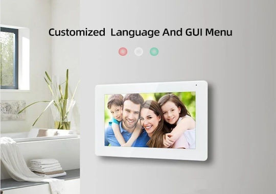 Joytimer Wireless Video Intercom Set Wi-Fi 66721AW 64207C2B White