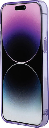 Lacoste Back Cover Plastic Purple (iPhone 15 Pro Max)