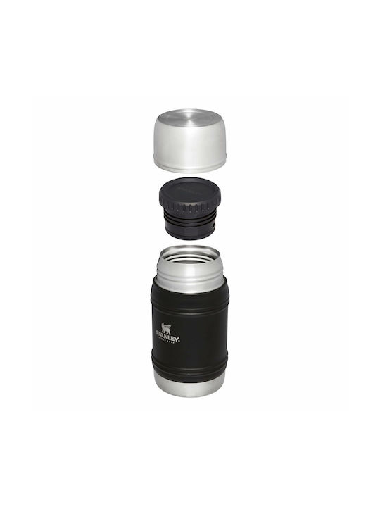 Stanley The Artisan Δοχείο Φαγητού Inox Θερμός Μαύρο 500ml