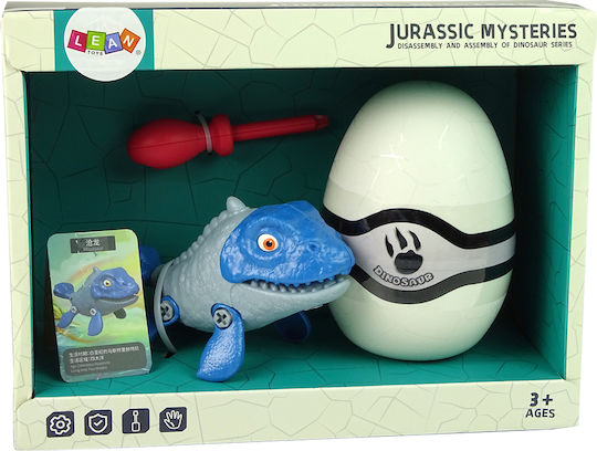 Lean Toys Παιχνίδι Κατασκευών Πλαστικό Jurassic Mysteries Dinosaur Mosasaur για Παιδιά 3+ Ετών