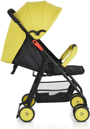 Moni Capri Regenschirm Kinderwagen Geeignet ab 6+ Monaten Gelb 5kg 110844
