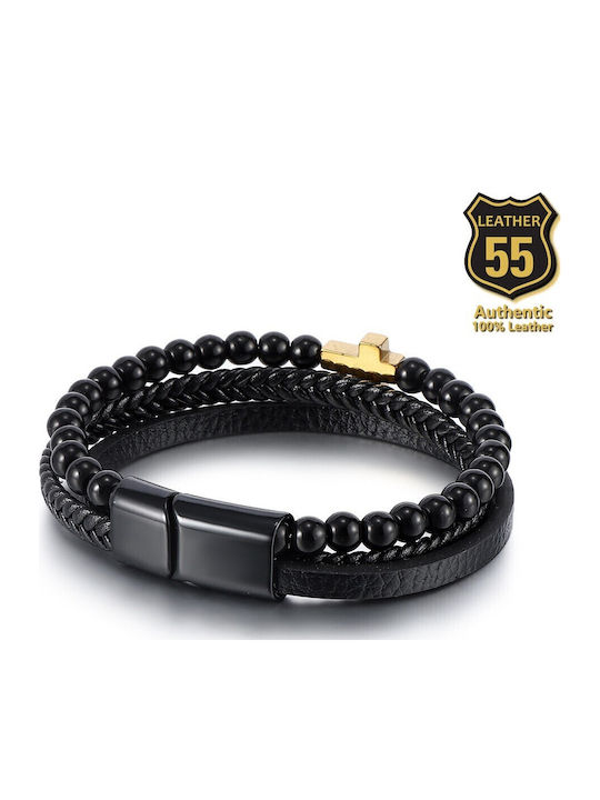 Leather 55 Мъжко Гривна от Кожа