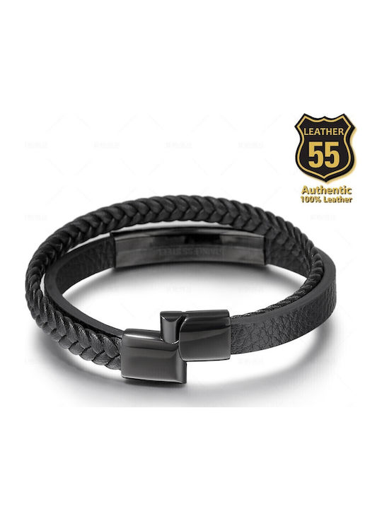 Leather 55 Мъжко Гривна от Кожа