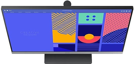 Samsung S43GC IPS Monitor 24" FHD 1920x1080 με Χρόνο Απόκρισης 4ms GTG