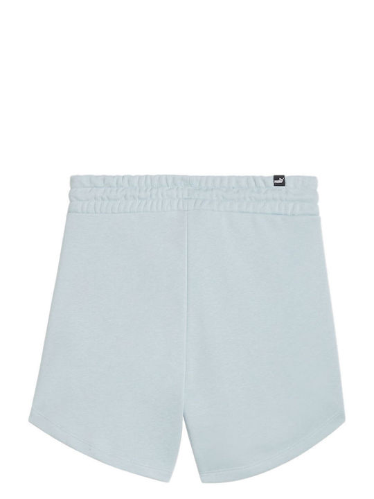 Puma Women's High-waisted Sporty Shorts Light Blue