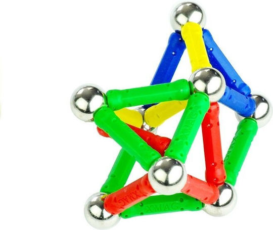 Lean Toys Μαγνητικό Παιχνίδι Κατασκευών Set of Magnastix για Παιδιά 3+ Ετών