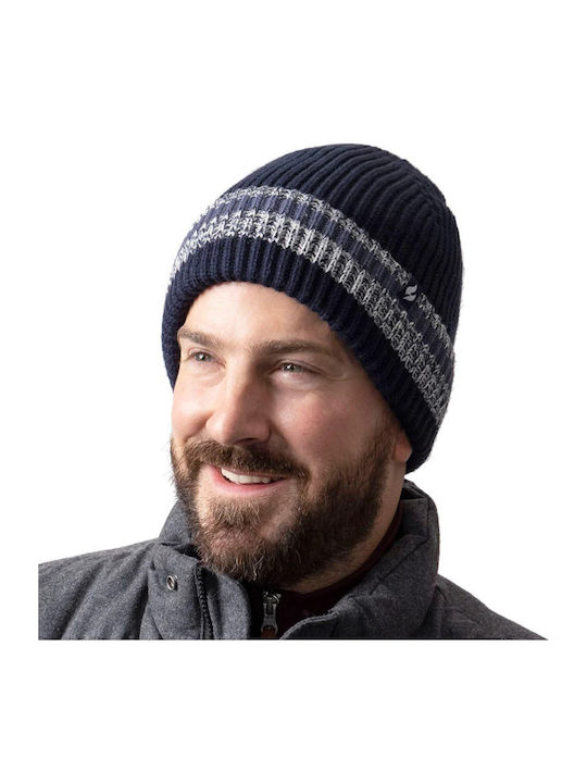 Beanie Ανδρικός Σκούφος Πλεκτός σε Μπλε χρώμα