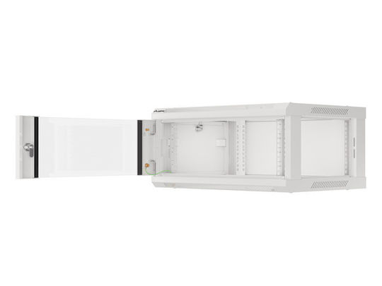 Lanberg Wall Mounted Rack Cabinet 4U 60x45x29cm Gray WF01-6404-10S