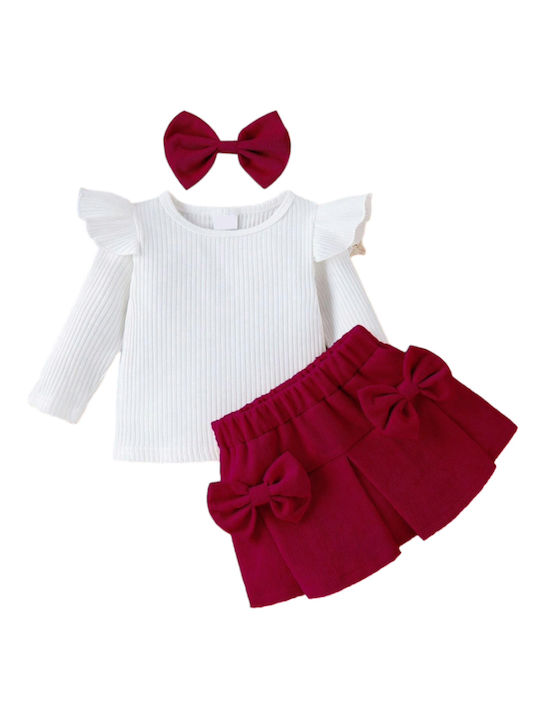 TakTakBaby Set Magazin online de iarnă 3buc White