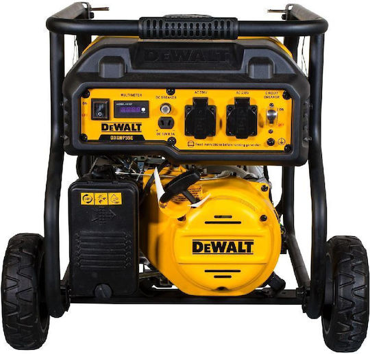 Dewalt Γεννήτρια Βενζίνης Δίχρονη με Χειροκίνητη Μίζα, Ρόδες και Μέγιστη Ισχύ 4.38kVA
