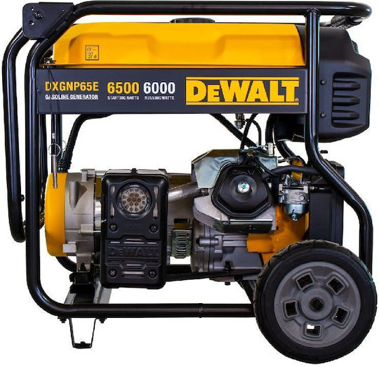 DEWALT Generators Benzin mit Kickstart, Rädern und maximaler Leistung 8.1kVA