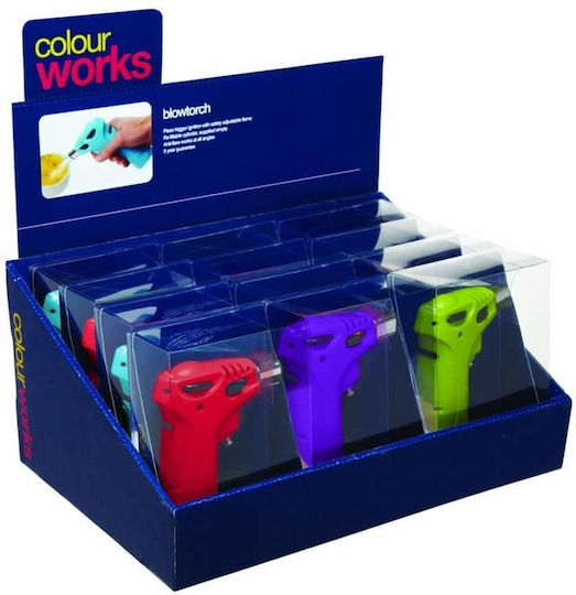 Kitchen Craft 302527 Φλόγιστρο Ζαχαροπλαστικής με Βάση Μωβ