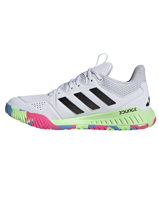 Adidas Court Flight Damen Sportschuhe Volleyball Weiß