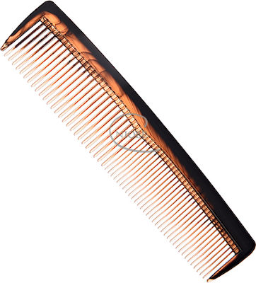 Niobe Professional Comb Hair for Hair Cut Brown 14cm