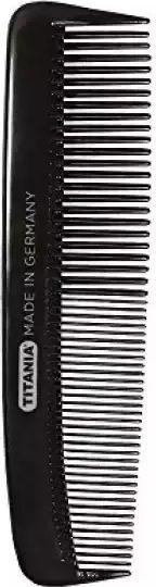 Titania Hair Care Small Comb Χτένα Μαλλιών Μαύρη