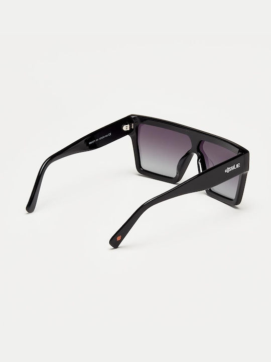 Cosselie Berkley Unisex Γυαλιά Ηλίου με Μαύρο Κοκκάλινο Σκελετό και Μαύρο Ντεγκραντέ Φακό