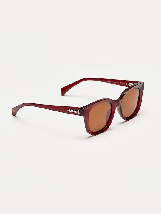 Cosselie Sunglasses with Red Plastic Frame and Red Lens 1802202315