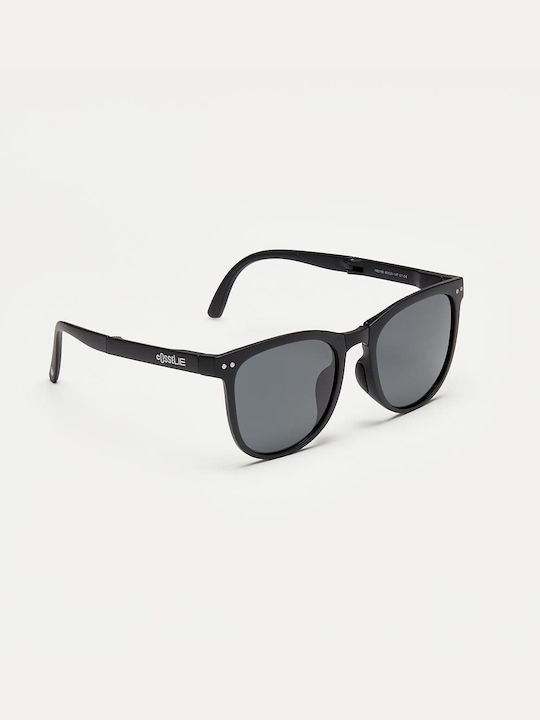 Cosselie Sunglasses with Black Plastic Frame and Gray Lens 1802202494