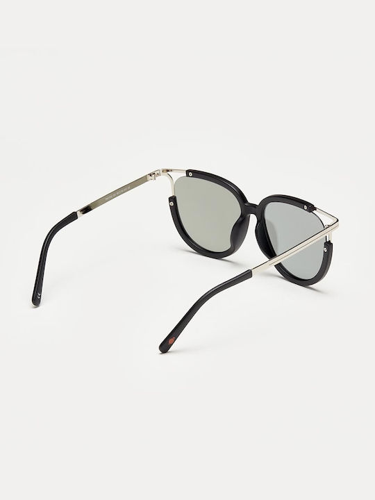 Cosselie Damme Unisex Sonnenbrille Black/Silver