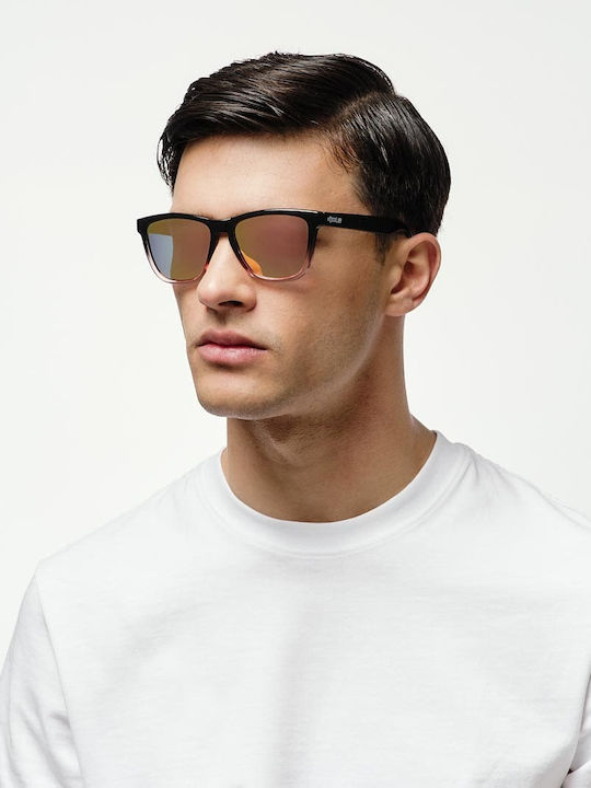Cosselie Avalon Unisex Γυαλιά Ηλίου με Μαύρο Κοκκάλινο Σκελετό και Ροζ Φακό 1802202481