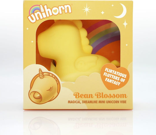 Unihorn Vibrator Mini Κλειτοριδικός Δονητής 9cm Κίτρινος