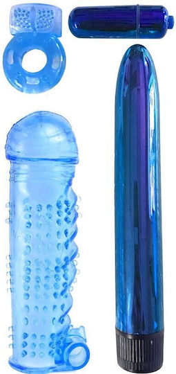 Pipedream Ultimate Pleasure Couples Kit Вибратор за двойки Синьо