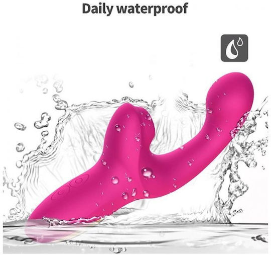 Action Function Vibe Vibrator Degetul 18.7cm Fuchsia
