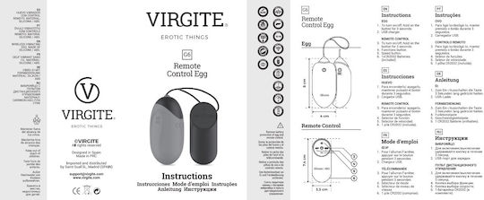 Virgite Vibrator Geschoss Schwarz