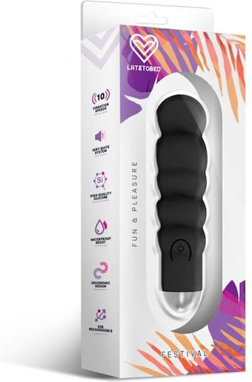 LateToBed Ewon Classic Black Vibrator