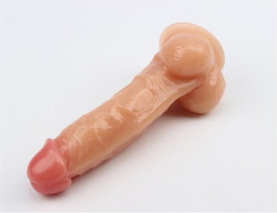 Chisa Novelties Keep Love Fantasy Dildo Реалистично дилдо с Топки и Вендуза Плът 19.5см