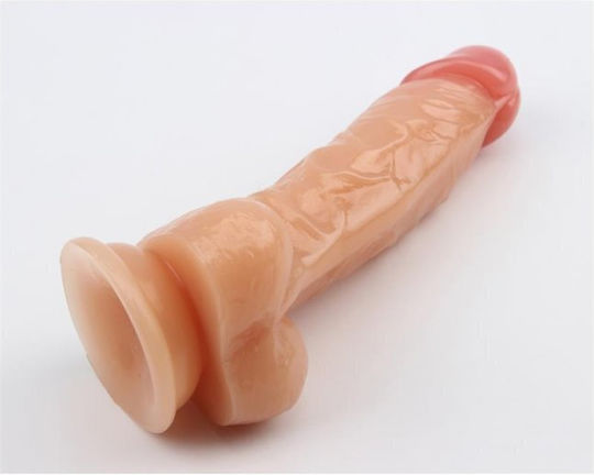 Chisa Novelties Keep Love Fantasy Dildo Реалистично дилдо с Топки и Вендуза Плът 19.5см