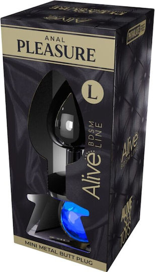 Alive Anal Pleasure Πρωκτική Σφήνα Large Μπλε 9cm