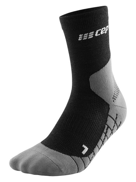 CEP Light Merino Ανδρικές Κάλτσες με Σχέδια Μαύρες