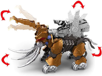 Plastic Construction Toy Mammoth Mechanical Folding Model for 8+ years