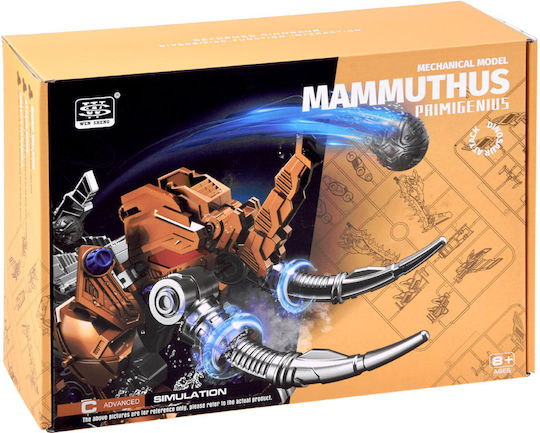 Jokomisiada Kunststoff-Bauspielzeug Mammoth Mechanical Folding Model für Kinder ab 8+ Jahre Jahren