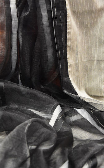 Decotelia Curtain with Pencil Pleat Black 240x280cm